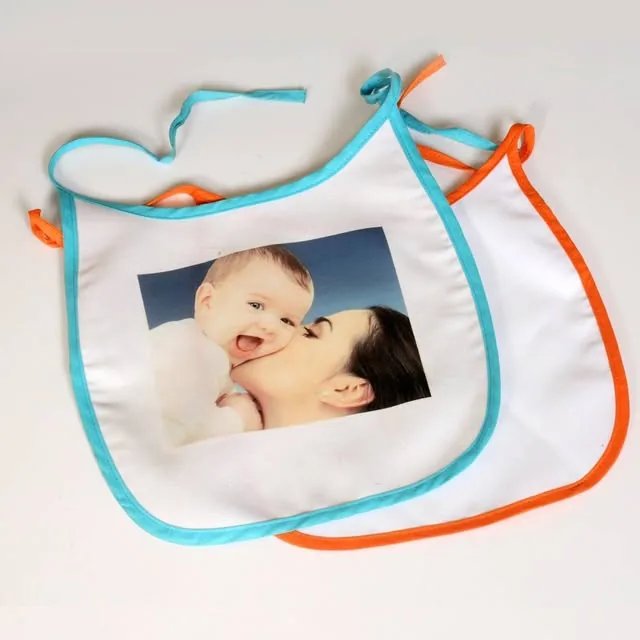 Baby bibs printed with photos